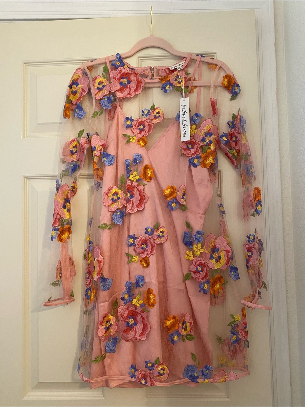 NWT For Love And Lemons Percy Mini Dress
